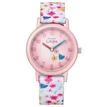 Prinzessin Lillifee 2031758 Quarzuhr rosa Textilarmband