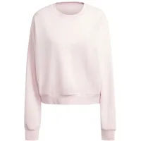 Adidas Essentials Small Logo Feel Sweatshirt Sandy Pink/White M