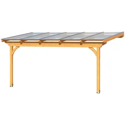 Skan Holz Terrassenüberdachung Ravenna 541x350cm naturaus Douglasie
