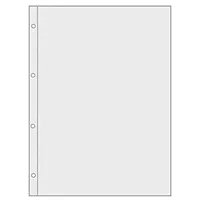 Veloflex 4346001 - Prospekthülle Overheadhülle DIN A4, hart-PVC, dokumentenecht,