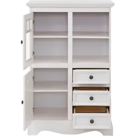 OTTO home Highboard Melissa 80 x 45 x 120 cm Weiß
