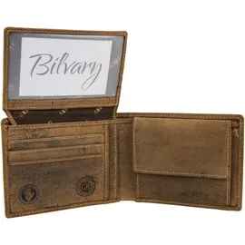 GREENBURRY Vintage 1705-Wulf Herren Geldbörse braun