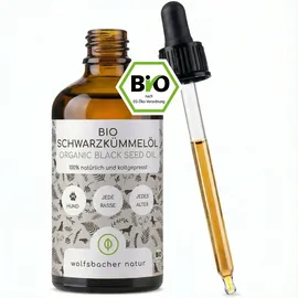 Wolfsbacher Natur Bio Schwarzkümmelöl kaltgepresst 100 ml