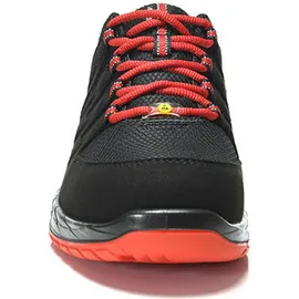 ELTEN Halbschuh MADDOX Low ESD, schwarz-rot, S3, 42