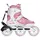 Powerslide Phuzion Argon Syncro 110 Inline-skates - White / Rose - EU 37