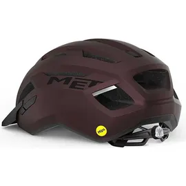 MET-Helmets Met Allroad Mips Helm - Erwachsene Fahrrad Hel, Bordeaux | L