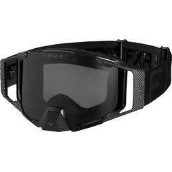 FXR Pilot Carbon Snowmobil Brille, schwarz-carbon für Männer