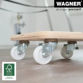 Wagner Transporthilfe BIRKE Multiplex 29 x 29 x 8,5 cm, TK 250 kg