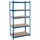Werkstattregal Kellerregal Schwerlastregal Metallregal Lagerregal Blau 200x100x60cm 875kg
