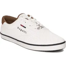 Bugatti 321-AFH01 Herren Schnürer weiß