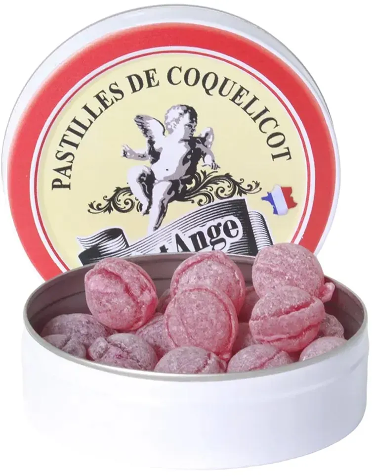 Saint-Ange Pastilles De Coquelicot - Mohn Pastillen aus Frankreich 50g