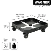 Wagner Pflanzenroller SUN CITY EXCLUSIVE 40-54 x 13 cm,