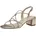 Blockabsatz-Sandalette Metallic 38