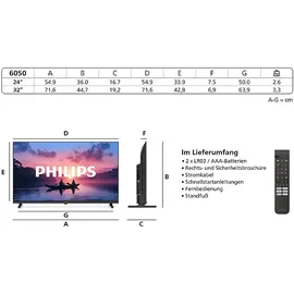 Philips 32PFS6050/12 32" Full HD LED Smart TV