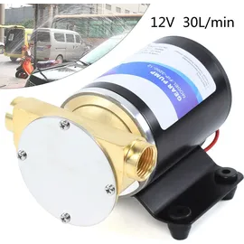 Easybuy 12V 30L/min Deckwaschpumpe Hochdruck selbstansaugende Bilgenpumpe Wasserpumpe elektrische Motorkühlpumpe