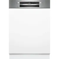 Bosch Serie 4 SMI4ECS28E Einbau-Geschirrspüler (teilintegrierbar, 598 mm breit, Edelstahl)