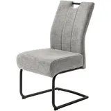 MCA Furniture 2er Set Schwingstuhl Amery - grau