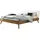 Hasena Massivholzbett Pesaro 90 x 200 cm Holz Braun Wildeiche