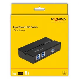 DeLock 11495 USB-Hub Schwarz