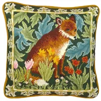 Bothy Threads Gobelin-Stickkissen Set Woodland Fox Tapisserie, 35,5x35,5cm, TAC10,