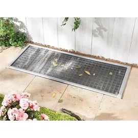 Home & Garden Kellerschachtabdeckung PROFI 60 x 115 cm Silber