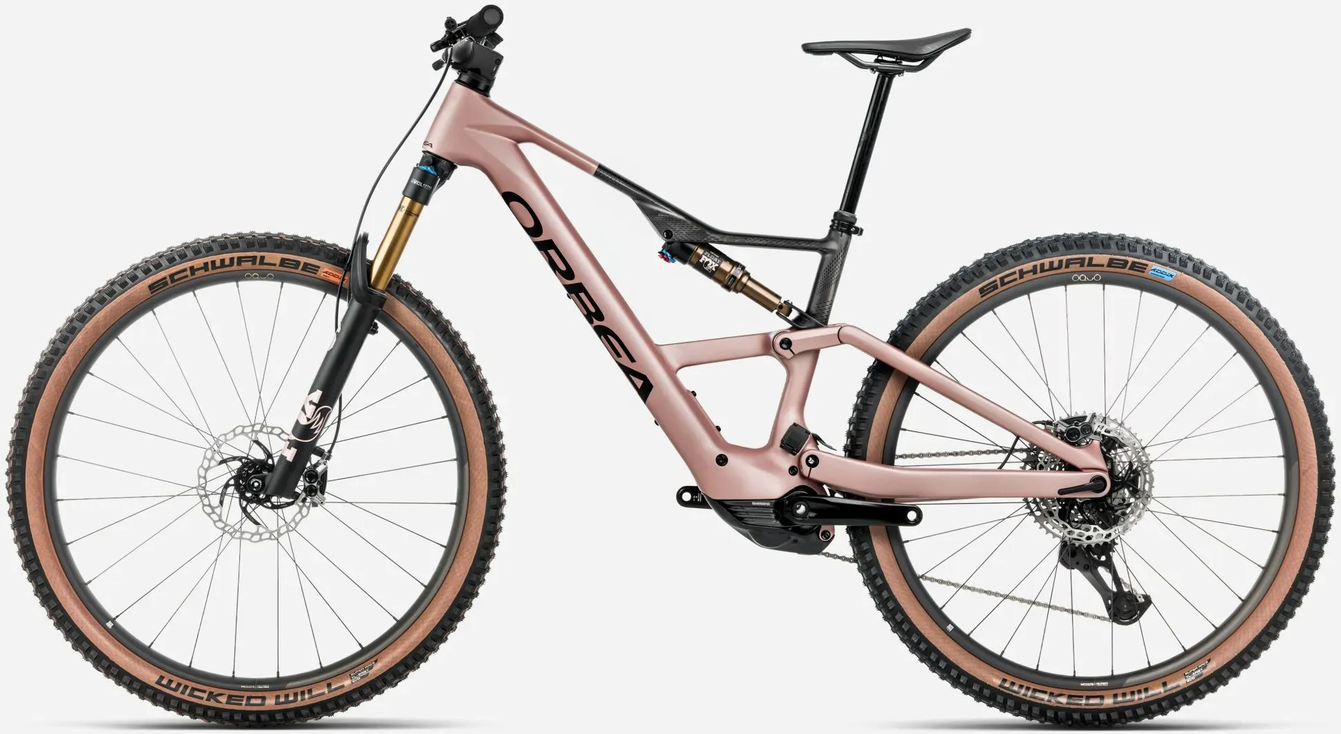 Orbea RISE SL M-LTD 630W 2026 - Desert Rose - Carbon Raw (Matt) - M