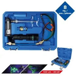 UV-Lecksuch-Taschenlampen-Satz, 8-teilig