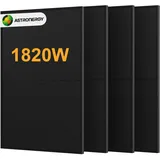 Astronergy N7s 455W Full Black Bifaziales Glas-Glas Solarmodul mit n-Type TOPCon, by Powerness - 4 Stücke / Selbstabholung