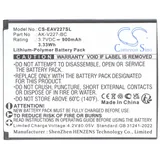 Hyperion Akku passend für Emporia SIMPLICITYglam 4G V227 Li-ion 3,7V 900mAh 3Wh, 54x42x5mm