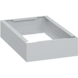 C+P auf 100mm hohem Sockel 100x300x500mm Sockelfarbe RAL 7035 Lichtgrau Material Unterbau Kunststoff
