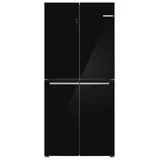 Bosch KMC85LBEA Serie 4 French Door Side by Side mit Glasfront, Schwarz