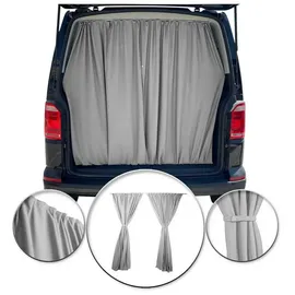 Omac Autogardinen Heckklappe 130 x 180 cm Grau