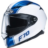 HJC Helmets Herren Nc Motorrad Helm, Weiss/Blau, S