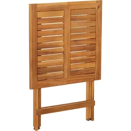 vidaXL 3-tlg. Bistro-Set Klappbar Massivholz Akazie