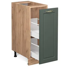 Vicco Apothekerschrank Fame-Line 30 x 51,6 x 82 cm Grün-Gold