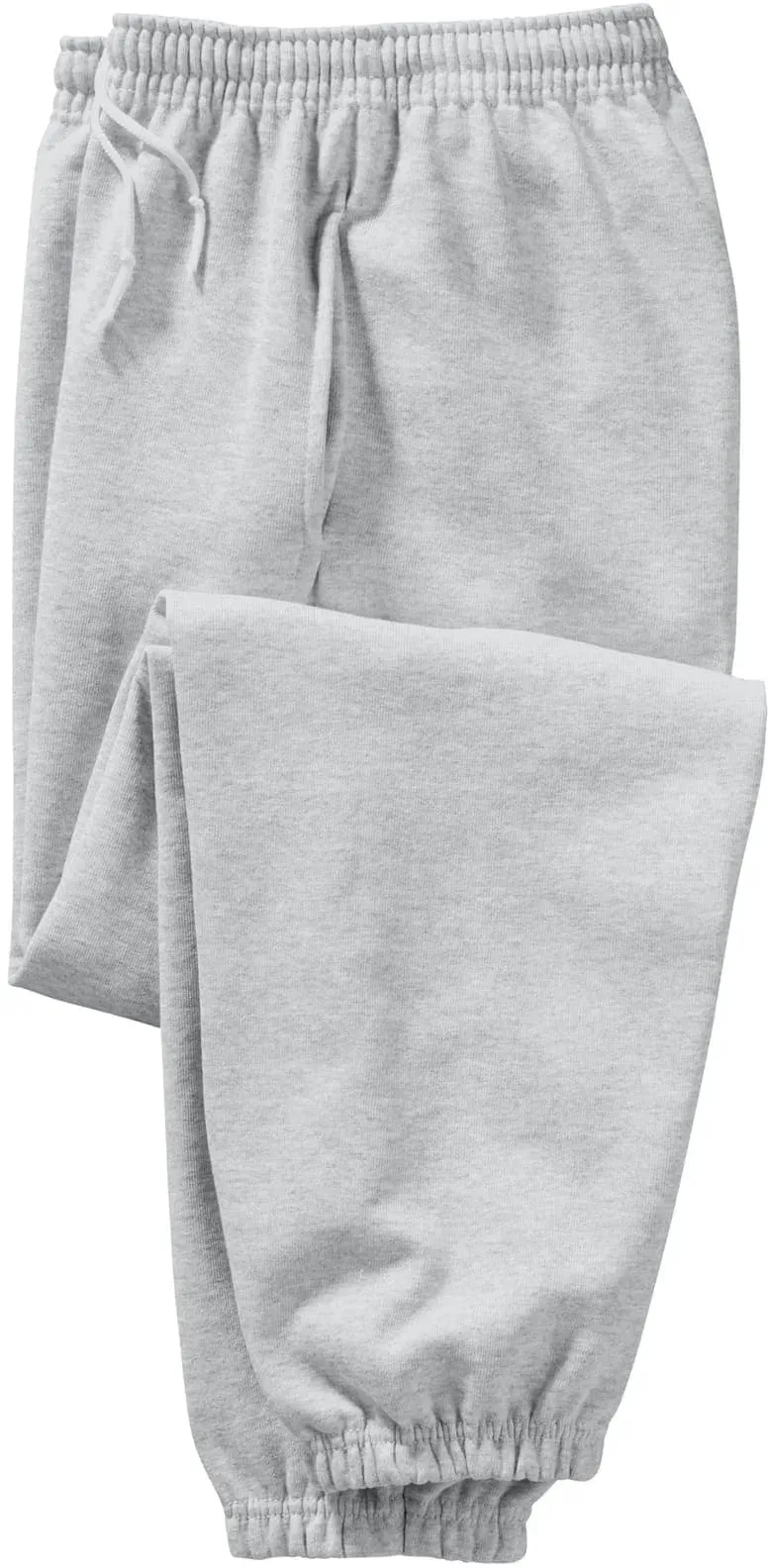 Trainingshose FRUIT OF THE LOOM, Herren, Gr. 5, Normalgrößen, grau (grau, meliert), 80% Baumwolle, 20% Polyester, unifarben, lang, Hosen Trainingshose