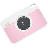 Kinderkamera 48MP 720P Fotografie Permanenter Polystyrolplan 35 Kreativsiebe Einfache Aufgabe Kinderfreundliches Spielzeuggeschenk für Jungen Frauen Permanente Polystyrolkamera für Kinder