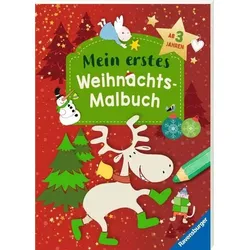 RAVENSBURGER 48925 Mein Weihnachts-Malbuch