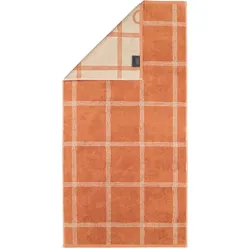 Cawö Handtücher Luxury Home Two-Tone Grafik 604 kupfer - 32 Handtuch 50x100 cm 