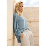 Madeleine Langarmbluse blau 34
