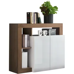 Sideboard INOSIGN "Hamburg", weiß (weiß, mercure), B:108cm H:93cm T:42cm, Sideboards, Breite 108 cm