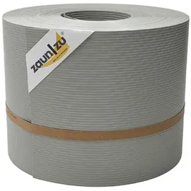 zaunzu® Sichtschutz Rille für Doppelstabmatten 35 m Steingrau Metall