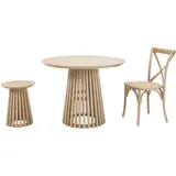 SIT Möbel SIT Esstisch Platte mit schweizer Kante, beige