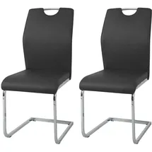 Hti-Living Esszimmerstuhl Nelly Kunstleder schwarz 2er Set