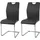 Hti-Living Esszimmerstuhl Nelly Kunstleder schwarz 2er Set
