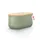 LARS NYSØM LARS-NYSØM Brotkasten Aegte Sage Green, Stahl / Bambus, abnehmbarer Deckel, 34,5 x 18,5 x 15,8 cm, grün