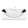 AcquaVapore Whirlpoolbadewanne 90 x 180 cm (W81H-TH-B)