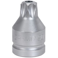 KS Tools 3/4" Kraft-Bit-Stecknuss TX mit Bohrung, kurz, TB100