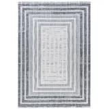 Qiyano Teppich Kurzflorteppich Estela 100 Grau 160 x 230 cm, Höhe: 100 mm grau 160 cm x 230 cm x 100 mm