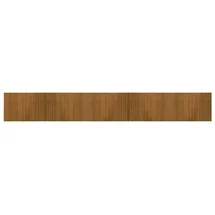 vidaXL Teppich, Rechteckig Braun 70x500 cm Bambus